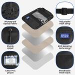 1PCS Passport Holder for Families, RFID Blocking Neck Wallet, Travel Document Organizer,Multi-Passport Pouch,Portable & Stylish