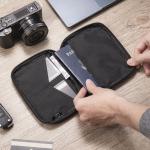 Passport Pouch，Travel Wallet with RFID Blocking - Premium Document Organizer Case for Men and Women - Holds Passports, Cards