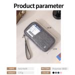 RFID Blocking Passport Holder Wallet - Family Travel Document Organizer with Credit Card Slots, Secure Essentials Bag for Trips