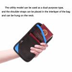 Mega Walker Travel Document Organizer Hanging Neck Passport Bag for Men & Women ID Credit Card Holder Protective Card Pack