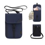 Multifunctional Halter Bag Ticket Coin Purse Protective Cover RFID Passport Document Holder Passport Travel Organizer Wallet