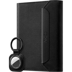RFID Blocking Passport Holder with Magnetic Closure Anti-Theft Travel Document Organizer With SIM Card Slot