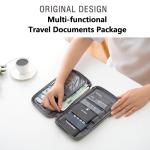 Waterproof Passport Holder Portable Travel Bag Multi-functional Passport Organizer Document Case Storage Bag for Women & Men