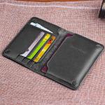 Passport Cover Case Protect Book RFID Blocking Passport Holder Magnetic Closure Travel Organizer for Documents Leather Wallet