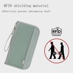 1 Pcs Travel Wallet RFID Blocking Family Passport Holder Carry Storage Case Passport Holder Cash Document Organizer for Cards/Ti