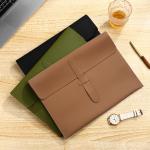 A4 PU Leather Document Folder - Slim Office Organizer, Lightweight & Durable Business Travel Essential for Professionals