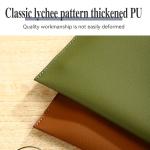 A4 PU Leather Document Folder - Slim Office Organizer, Lightweight & Durable Business Travel Essential for Professionals