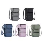 Family Travel Passport Holder – RFID Blocking Document Organizer with Flexible Carry Ways, Portable Wallet for Travel Essentials