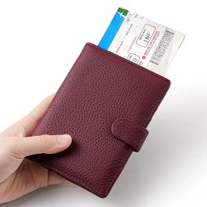 New Travel Passport Holder Accessories Rfid Blocking Passport Book Holders for Women and MenTravel Essentials Document Organizer