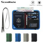 RFID Travel Wallet Passport Holder Credit Card Organizer Zipper Pouch Document Organizer Anti Theft Travel Accessories