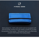 RFID Travel Wallet Passport Holder Credit Card Organizer Zipper Pouch Document Organizer Anti Theft Travel Accessories