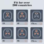 LDNIO Korea EU Plug Adapter 2500W Travel Adapter Converter High Quality Universal Socket AU US UK CN To EU KR 4.8 mm Wall Socket