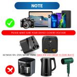 3pcs US Italy UK EU to AU Plug Adapter Universal Travel adapter Australia New Zealand Travel plug Power Converter Wall Charger