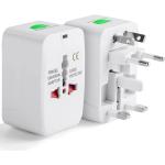 Universal Adapter for Travel, Compact International Power Adapter for USA, EU, UK, Australia, and India Outlets