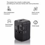 Universal Travel AC Power Adapter with Dual USB Ports EU US UK AU Outlet Converter Socket Plug Global Conversion Charger