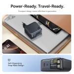 Baseus 67W GaN Charger With Dual Retractable Cable Fast Charger for iPhone Xiaomi Samsung Travel Charger Universal Phone Charger