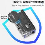 Universal Travel Adapter with Dual USB Port UK to EU Plug Adaptor Wall Charger AC Power Converter World for USA EU UK AUS