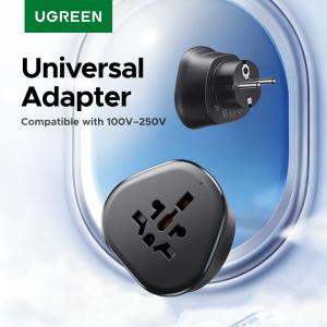 UGREEN Universal Travel Adapter Extension Socket EU/US/UK Plug Converter Multi-Country Power Adapter for EU US UK KR RU Outlets