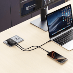 EU/US/UK Multi-function Ultra Thin 65W GaN Smart Charger Fast Adapter Charger For IPad Samsung Macbook Laptop Travel and office