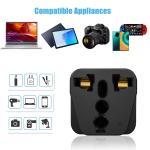 3pcs Universal Travel Adapters, European Travel Plug US UK AU to EU Plug Converter Socket Universal Plug to 2 Pin 4 mm for Home