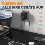 TESSAN GaN Universal Travel Adapter with Multiple USB Quick Charging International Plug Adapter 35W 65W Worldwide Power Outlet