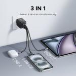 UGREEN 45W GaN Charger PD3.0 PPS QC3.0 Quick Charge For Samsung S25 S24 Ultra iPhone 17 16 15 Pro iPad Tablet USB C Fast Chager