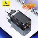 Baseus 65W GaN Charger Quick Charge Type C PD Charger USB Charger QC4.0 Portable Fast Charger For Laptop iPhone 17 16 15 14 13
