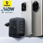 【New Sale】Baseus 140W Charger PD Charger USB C Charger Fast Charger For Macbook Tablet Phone Charger For iPhone 17 16 15 14