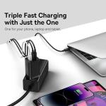 Baseus 65W GaN Charger Quick Charge Type C PD Charger USB Charger QC4.0 Portable Fast Charger For Laptop iPhone 17 16 15 14 13