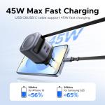 UGREEN 45W GaN Retractable Cable Charger UFCS PPS QC PD 3.0 For iPhone 16 15Pro Samsung S25 iPad Macbook Air Tablet Fast Charger