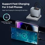 100W GaN Charger PD QC USB Fast Charger Type C Quick Charging USB C Phone Charger for iPhone 15 14 13 Pro Max Macbook Samsung