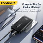 Essager Ultra Thin 65W GaN pro Travel Charger Quick Charge 4.0 PD3.0 Portable Type-C for iPhone 17 16 15Samsung MacBook Laptop