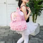 Kids Embroidery Backpack Pink Preschool Backpack Girls Ballet Dance Bags Baby School Knapsack Ballerina Dance Bag For Girls