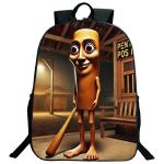 Funny Italian Brainrot Printed Backpack for Boys Girls Cappuccino Assassino Schoolbag Kids Bookbag Italian Brainrot Bags Mochila