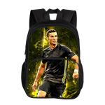 Ronaldo Kids Backpack Sport School Bag Boys Girls Backpack CR Backpack Football Star Book Bags for Boys Girls Best Gift