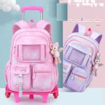 School Rolling backpack Bags school wheeled backpack for girls  kids School trolley bag for girls school bag wheels for girls