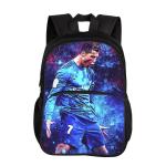 Ronaldo Kids Backpack Sport School Bag Boys Girls Backpack CR Backpack Football Star Book Bags for Boys Girls Best Gift