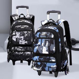 Children School Backpack with Wheels Rolling School Bag For Boys Kids Wheeled backpack Trolley Bag Students Backpack Bookbag