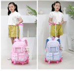 School Rolling backpack Bags school wheeled backpack for girls  kids School trolley bag for girls school bag wheels for girls