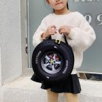 Colorful Tyre Shaped Children's Schoolbag EVA 3D Cartoon Wheel Kindergarten Shoulder Bag Load Reducing Kid Backpack