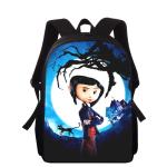 Coraline the Secret Door 3D Print Kids Backpack Primary School Bags for Boys Girls Back Pack Students School Book Bags
