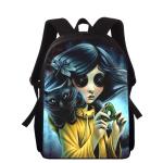 Coraline the Secret Door 3D Print Kids Backpack Primary School Bags for Boys Girls Back Pack Students School Book Bags