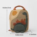 New Dinosaur Schoolbag For Kids Cartoon Stereoscopic Animal Backpacks Boys And Girls Canvas Backpack