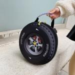 New Colorful Tyre Shaped Children's Schoolbag 3D Cartoon Backpack Large Capacity Kindergarten Shoulder Bag Kid Backpack