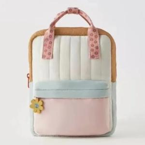Lightweight Children's Backpack with Cute Sunflower Pendant - Colorful & Stylish School Bag for Kids