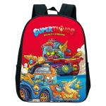 SuperThings Backpack Toddler Cartoon Schoolbag Boys Girls Kindergarten Bag Waterproof Kids Bookbag 12 Inch