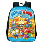 SuperThings Backpack Toddler Cartoon Schoolbag Boys Girls Kindergarten Bag Waterproof Kids Bookbag 12 Inch