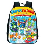 SuperThings Backpack Toddler Cartoon Schoolbag Boys Girls Kindergarten Bag Waterproof Kids Bookbag 12 Inch