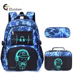 Waterproof Luminous Children School Bags For Boys Kids Backpack School Backpack Primary Schoolbag Book Bag Mochila