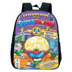 SuperThings Backpack Toddler Cartoon Schoolbag Boys Girls Kindergarten Bag Waterproof Kids Bookbag 12 Inch